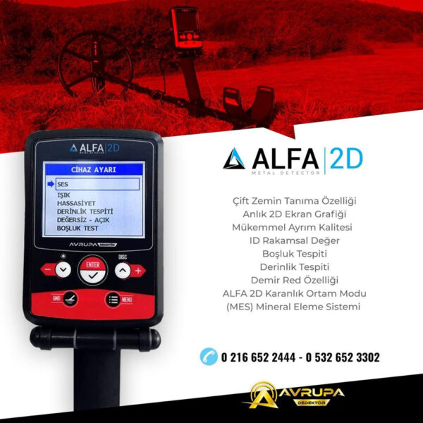 ALFA 2D TFT EKRANLI DEDEKTÖR